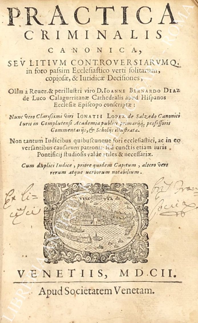 Practica criminalis canonica