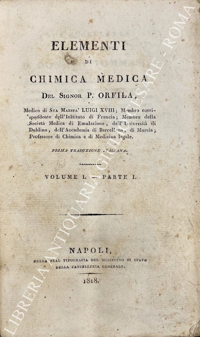 Elementi di chimica medica