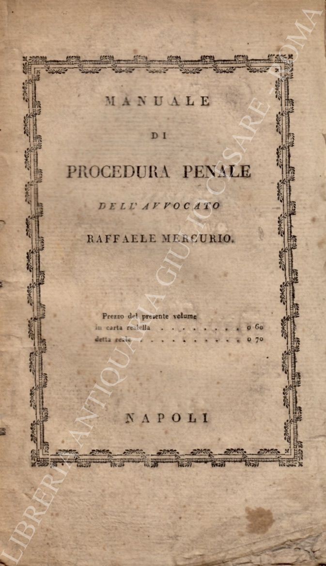 Manuale di procedura penale