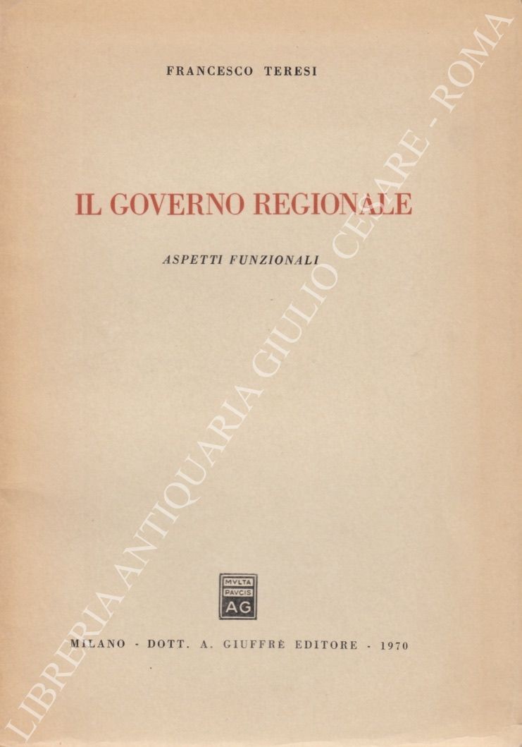 Il governo regionale