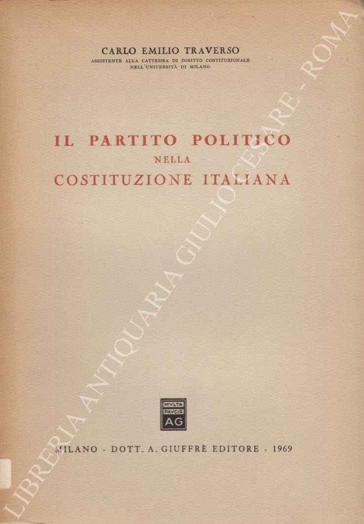 Il partito politico nella costituzione italiana