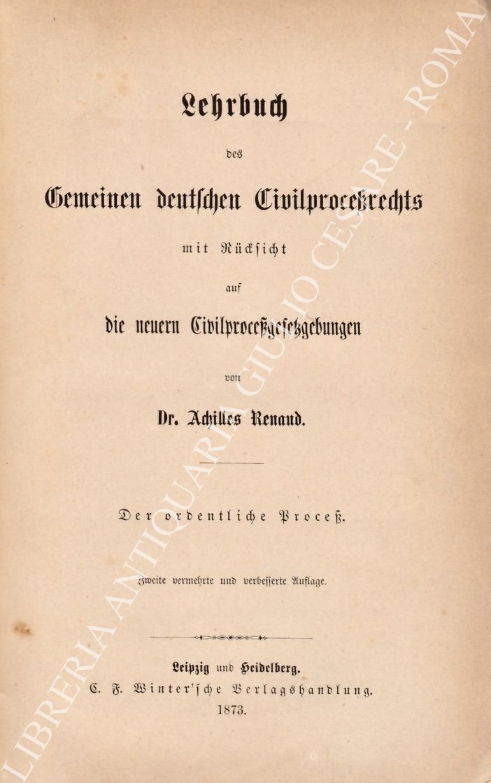 Lehrbuch des gemeinen deutschen civilprocekrechts