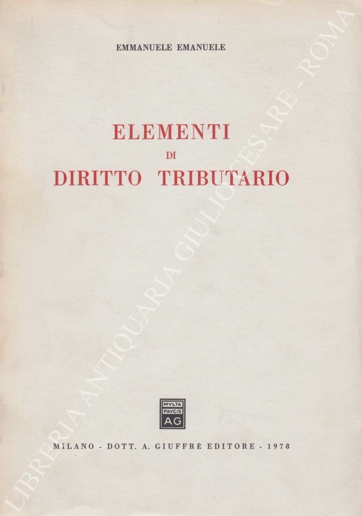 Elementi di diritto tributario