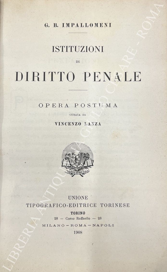 Istituzioni di diritto penale