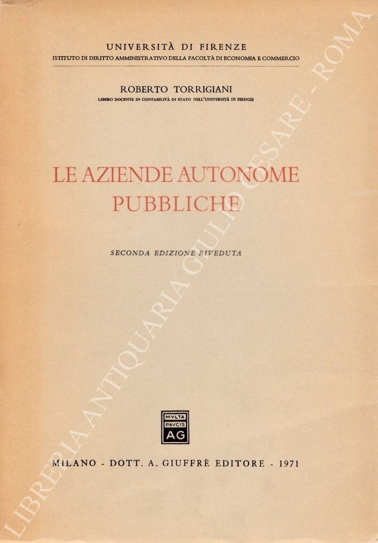 Le aziende autonome pubbliche