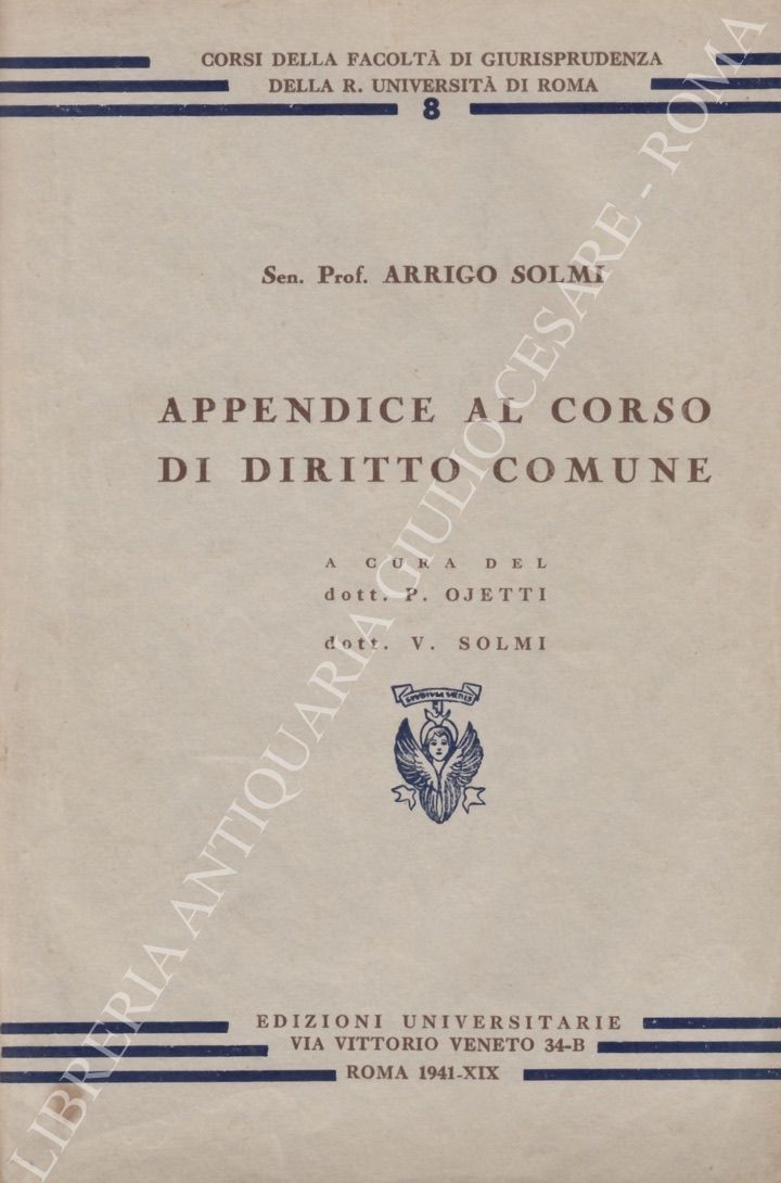 Appendice al corso di diritto comune