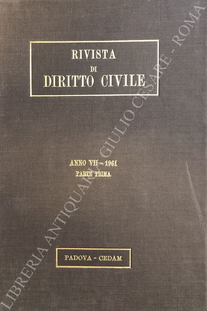 Rivista di diritto civile