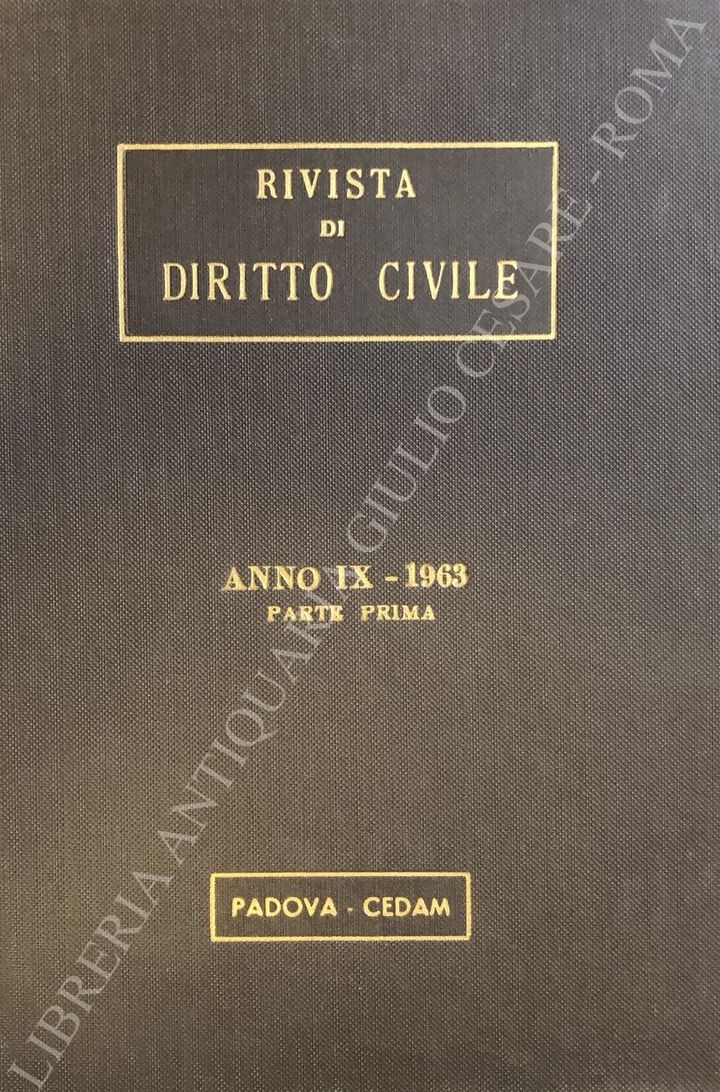 Rivista di diritto civile