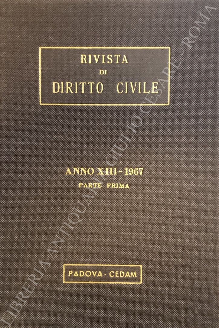 Rivista di diritto civile