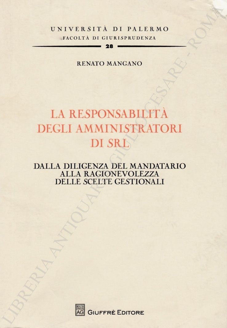 La responsabilità degli amministratori di SRL