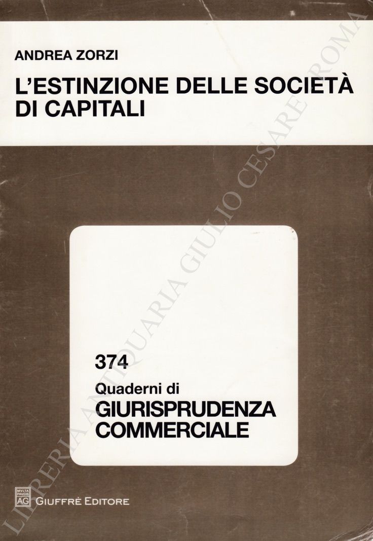L'estinzione delle società di capitali