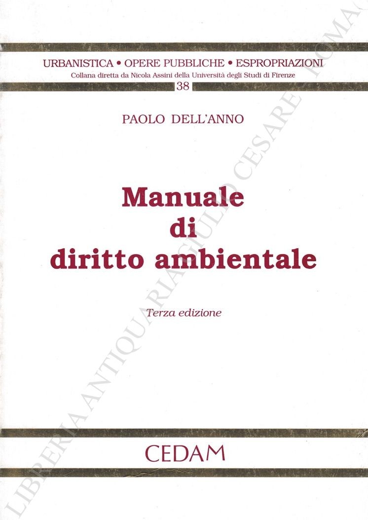 Manuale di diritto ambientale