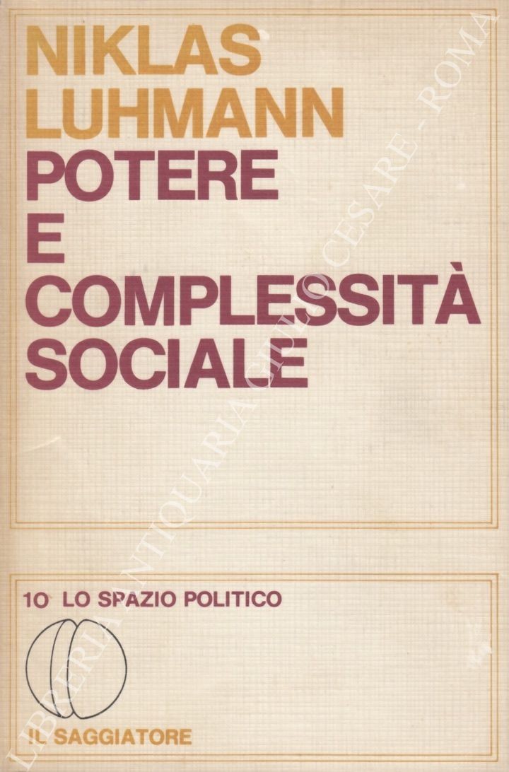 Potere e complessità sociale