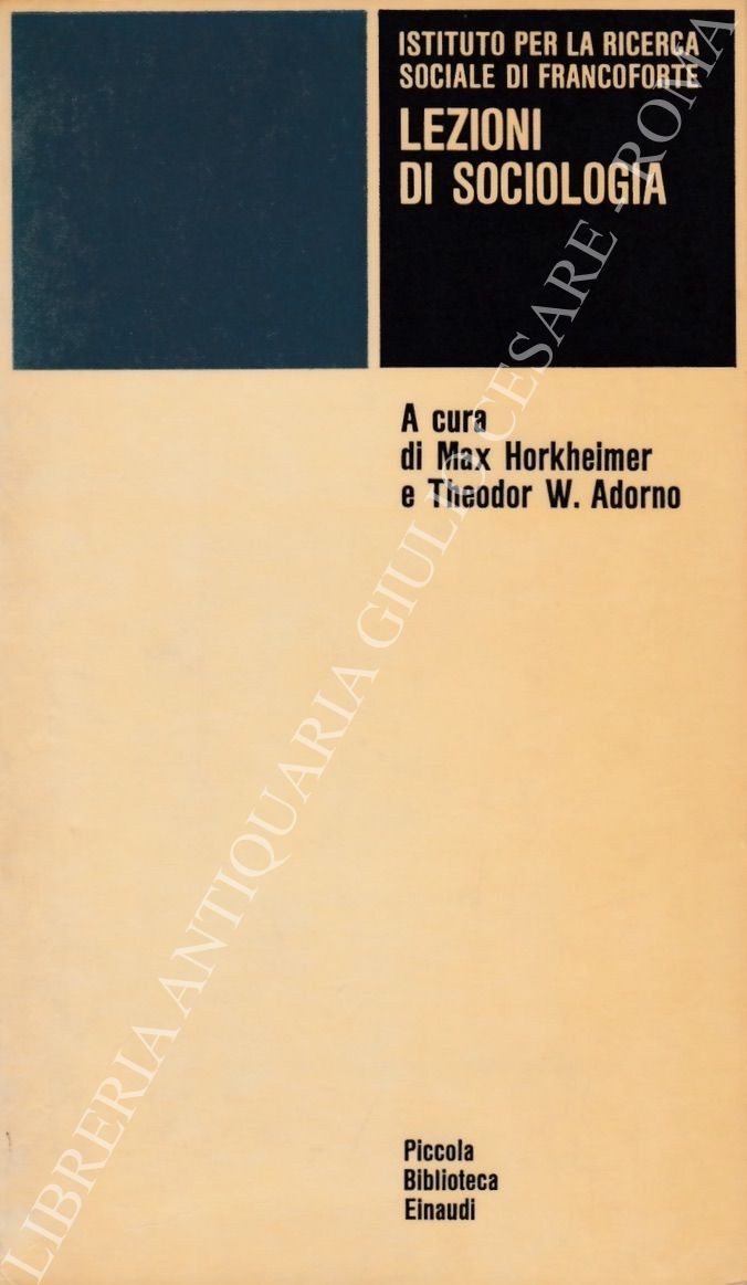 Lezioni di sociologia