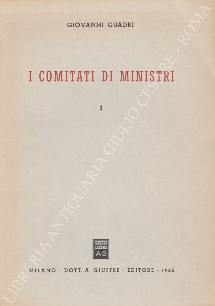 I Comitati di Ministri