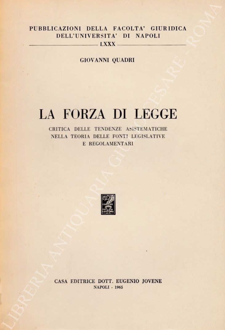 La forza di legge