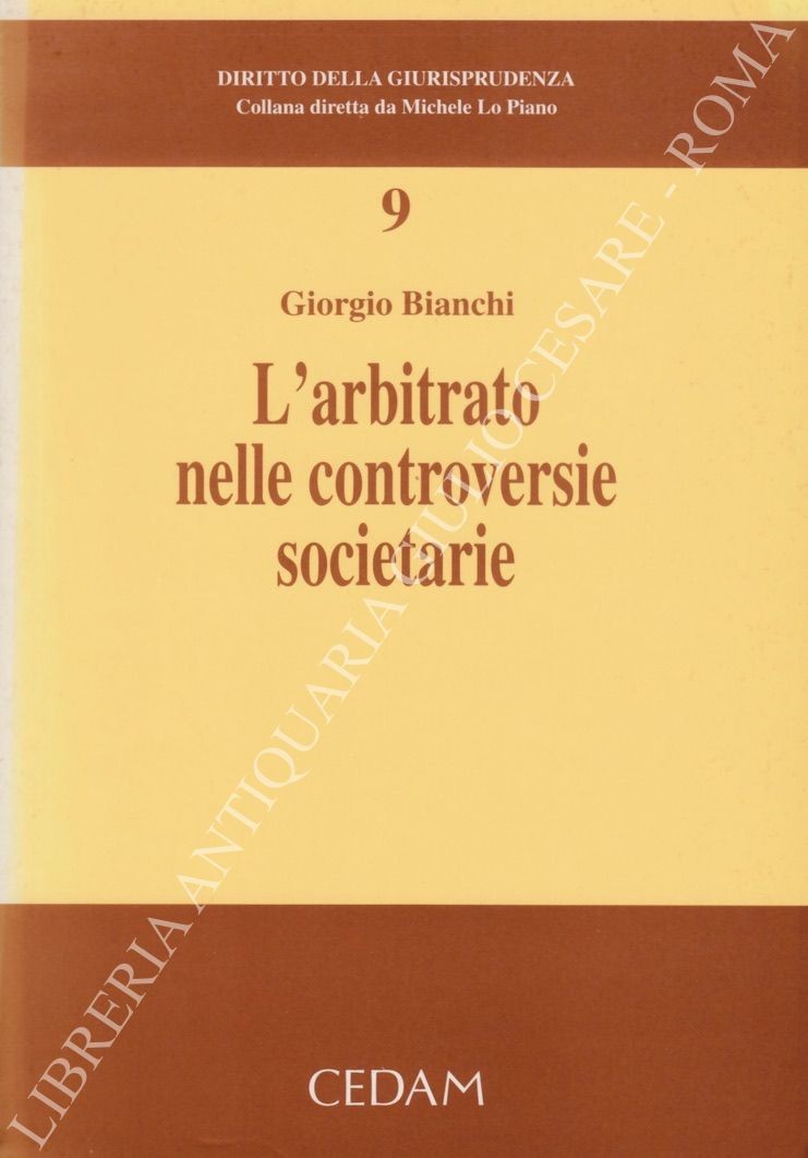 L'arbitrato nelle controversie societarie