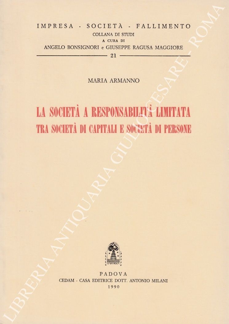 La società a responsabilità limitata
