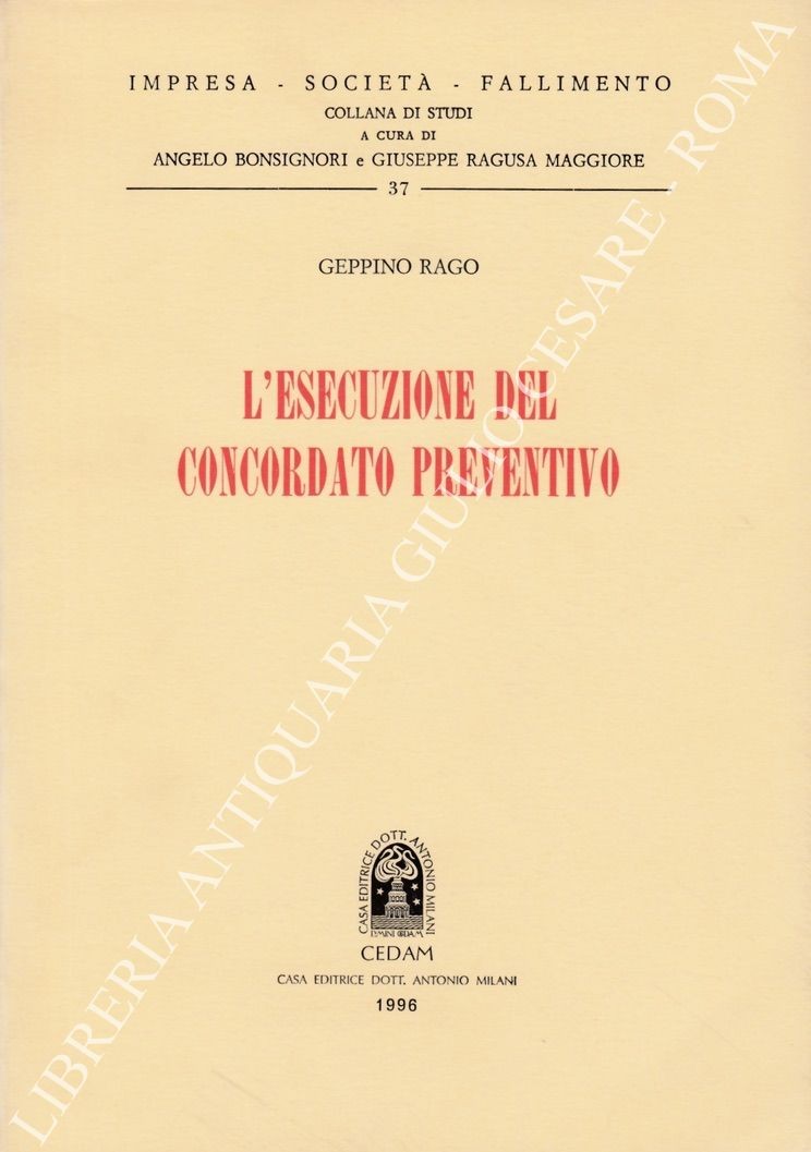 L'esecuzione del concordato preventivo