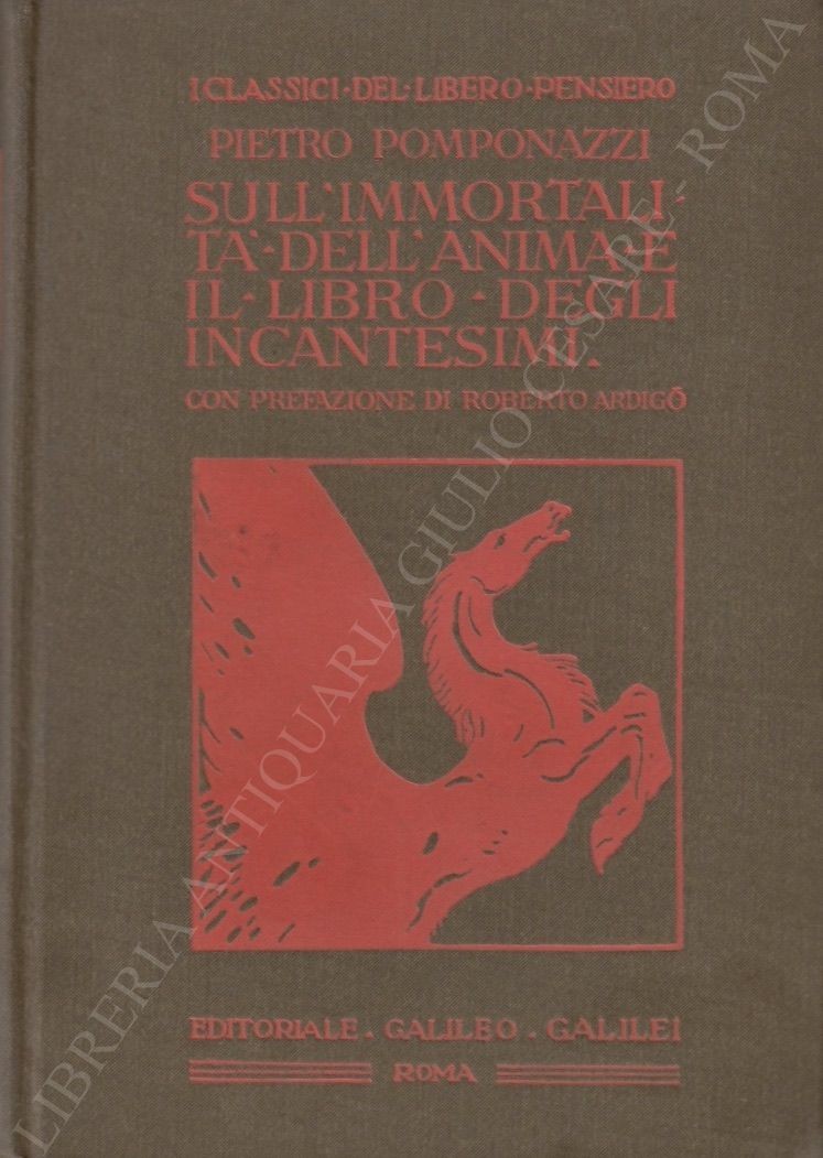Sull'immortalità dell'anima e il libro degli incantesimi