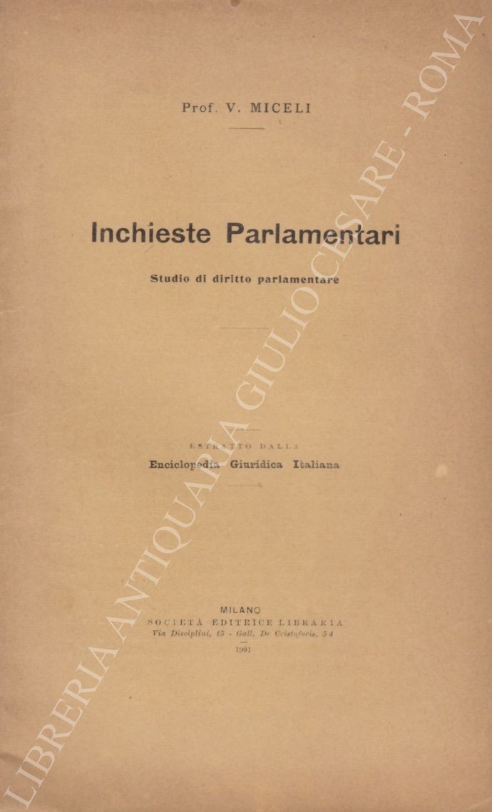 Inchieste parlamentari