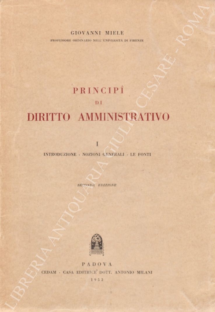 Principi di diritto amministrativo