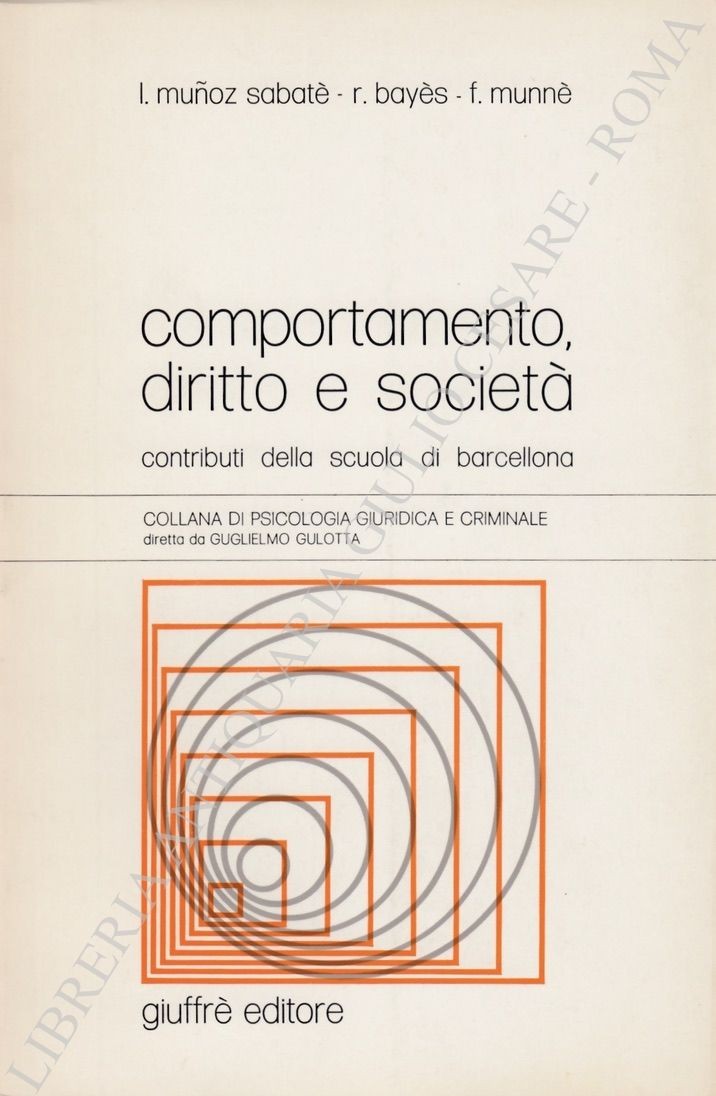 Comportamento, diritto e società 