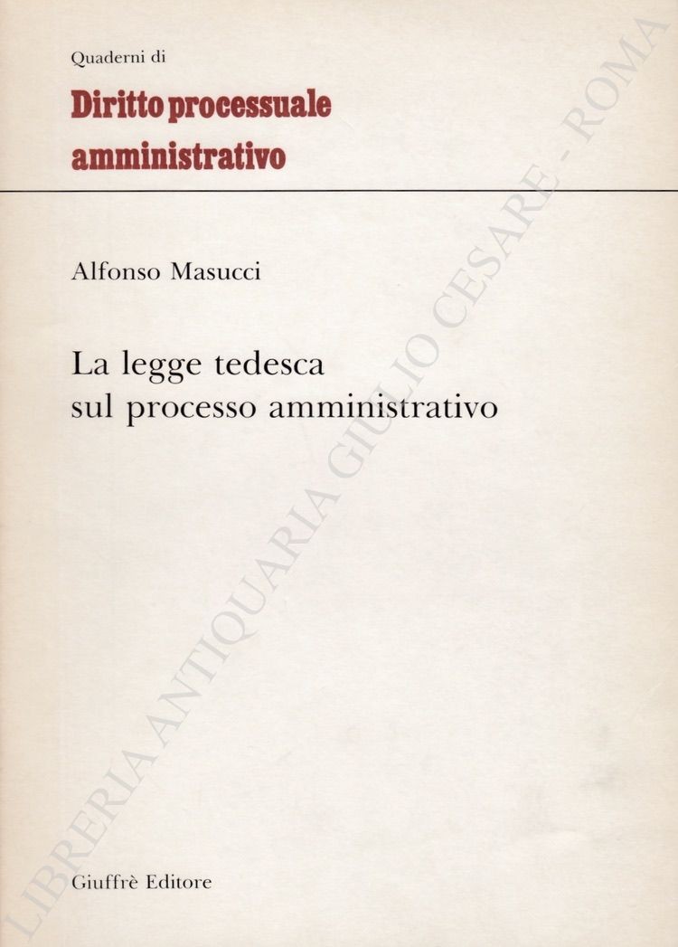 La legge tedesca sul processo amministrativo