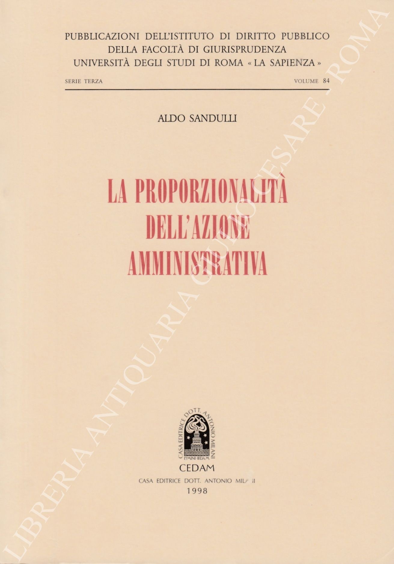 La proporzionalità dell'azione amministrativa