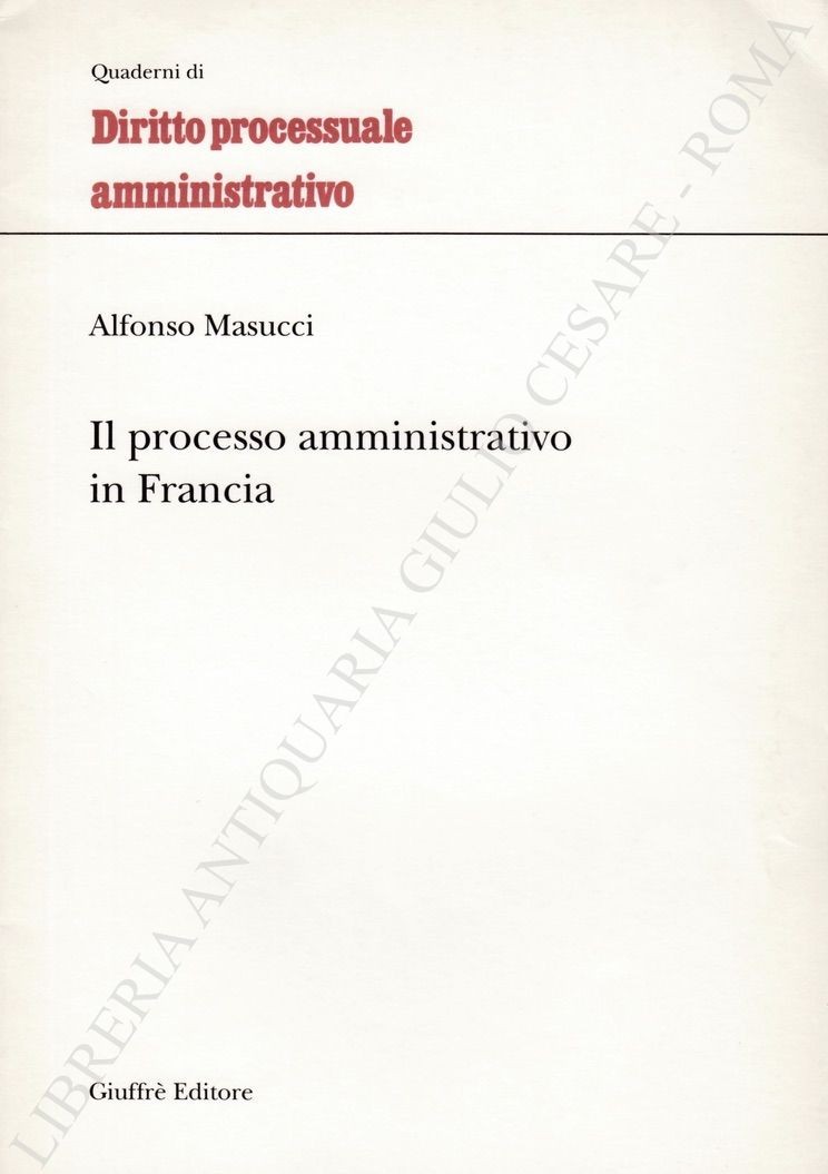 Il processo amministrativo in Francia