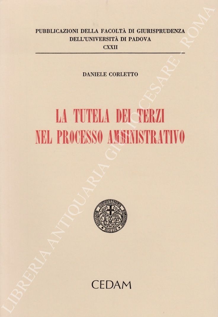 La tutela dei terzi nel processo amministrativo