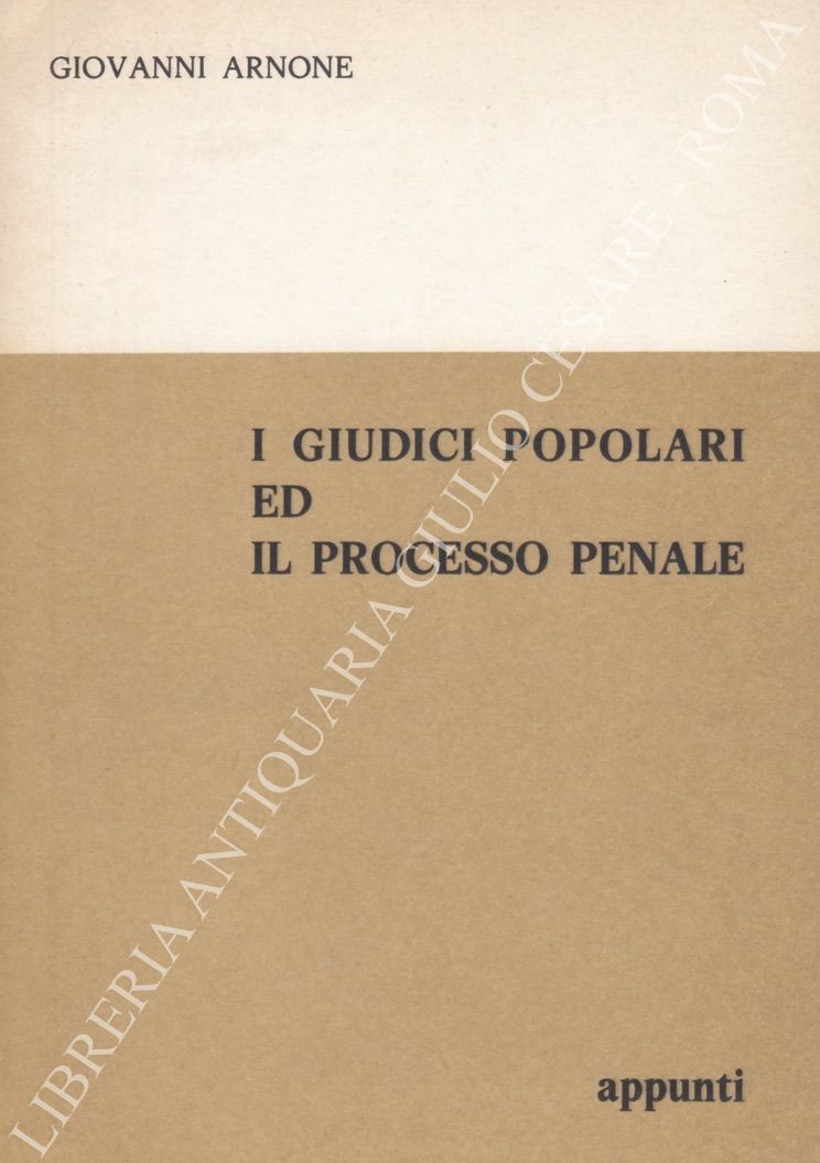 I giudici popolari ed il processo penale