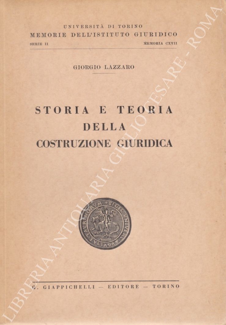 Storia e teoria della costruzione giuridica