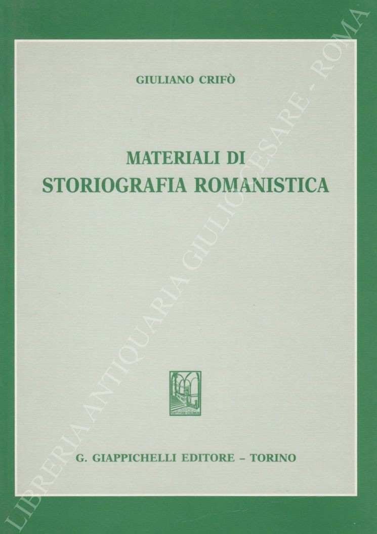 Materiali di storiografia romanistica
