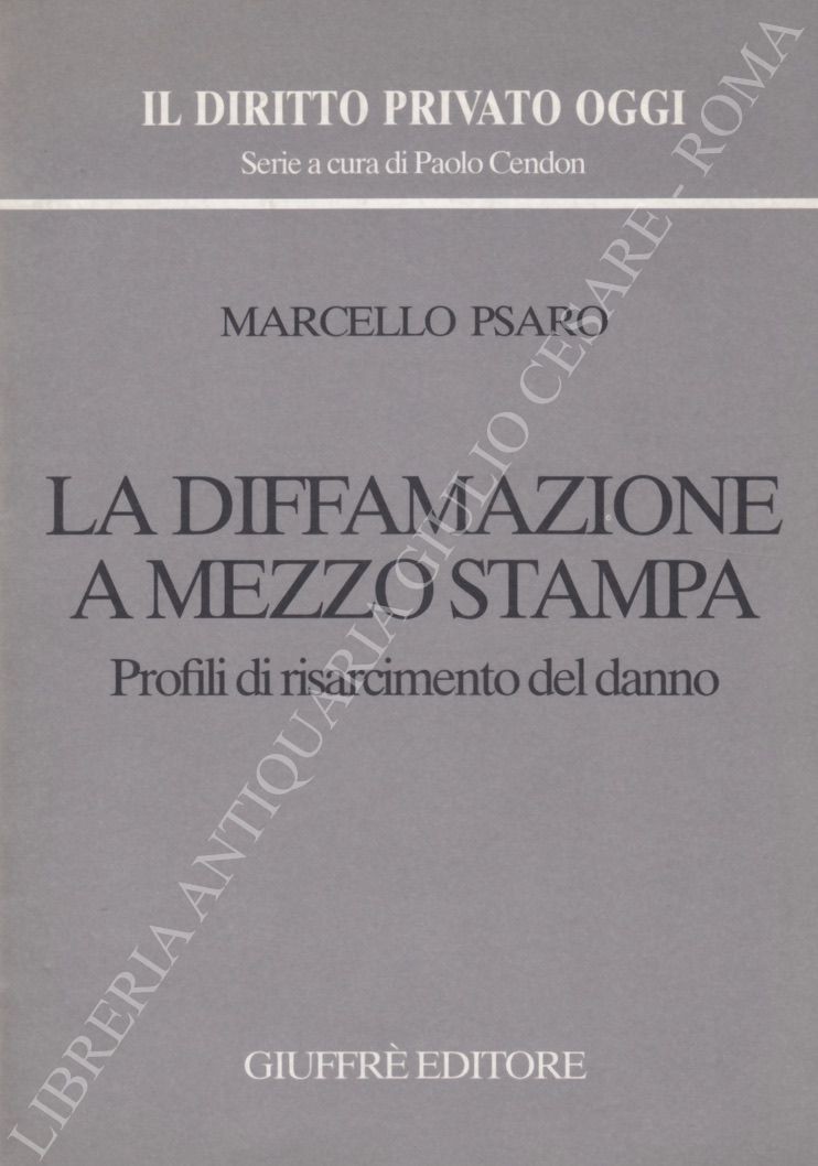 La diffamazione a mezzo stampa