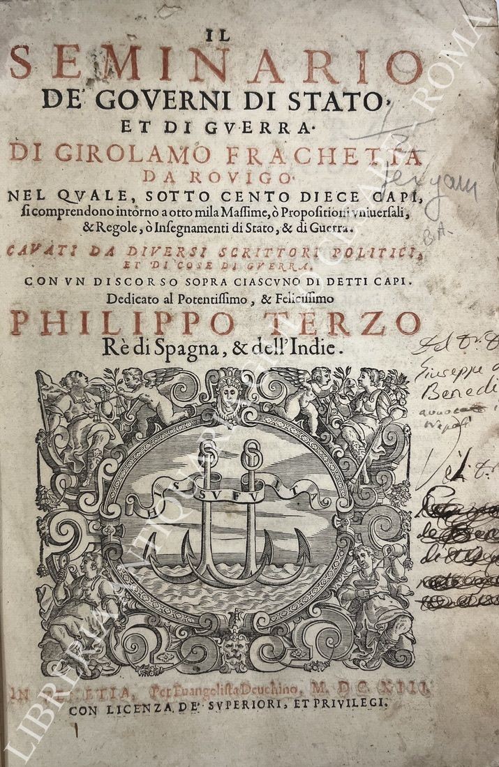 Il seminario de' governi di Stato et di Guerra