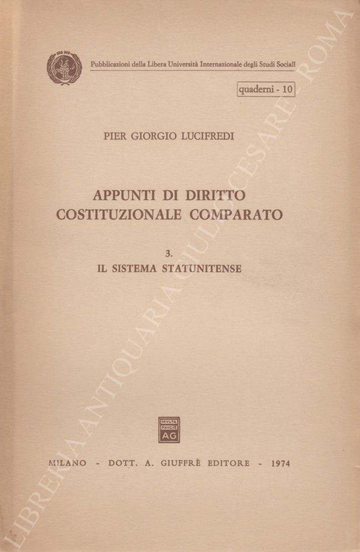 Appunti di diritto costituzionale comparato