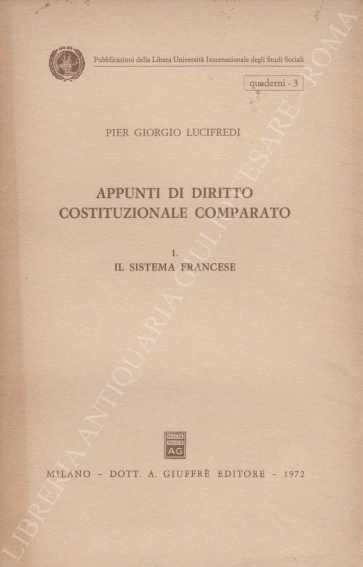 Appunti di diritto costituzionale comparato
