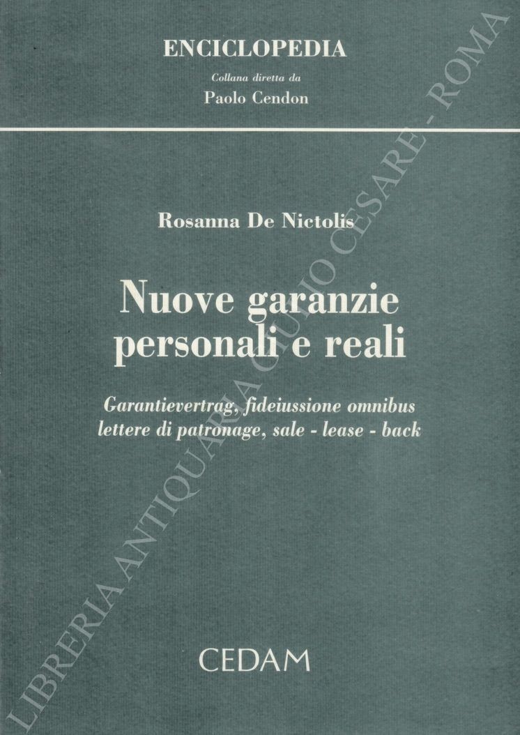 Nuove garanzie personali e reali