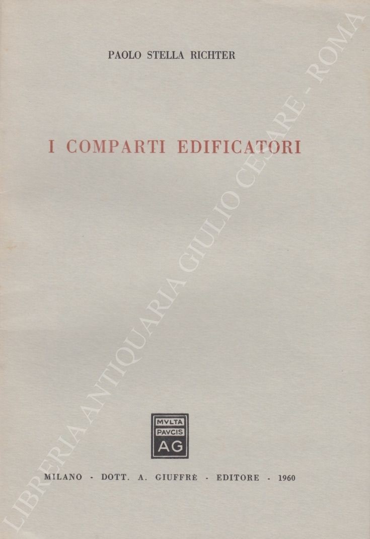 I comparti edificatori