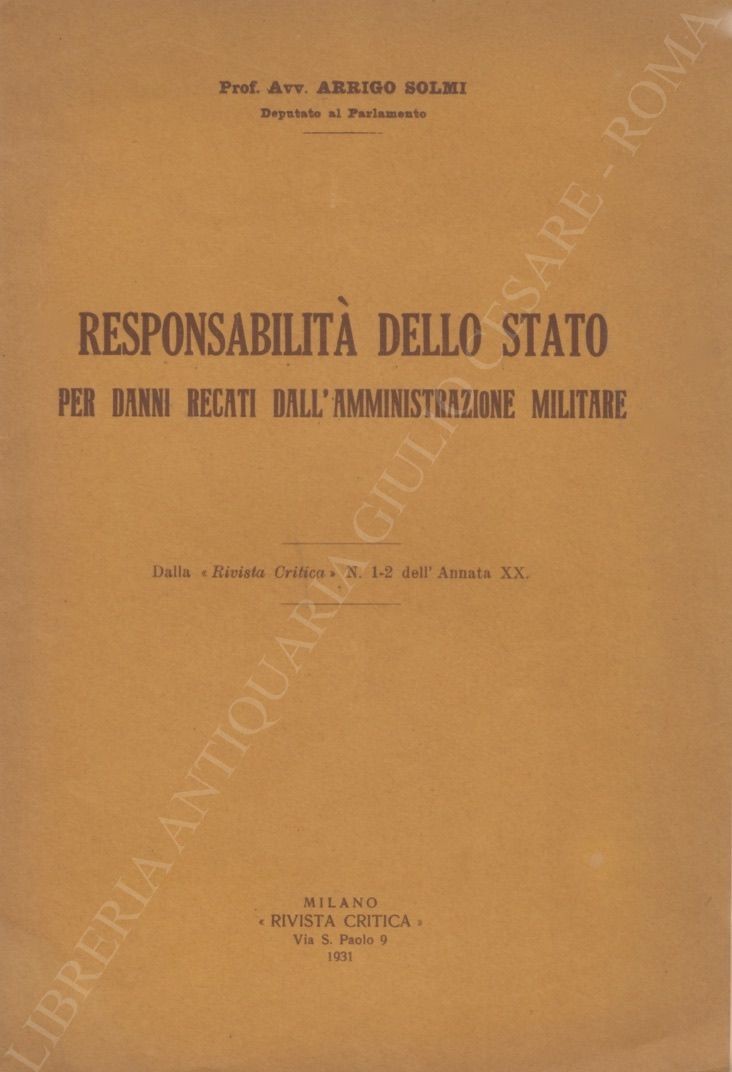 Responsabilità dello Stato