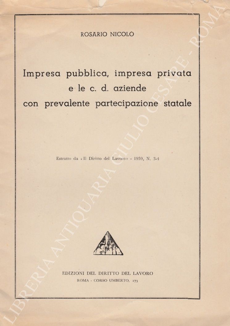 Impresa pubblica, impresa privata