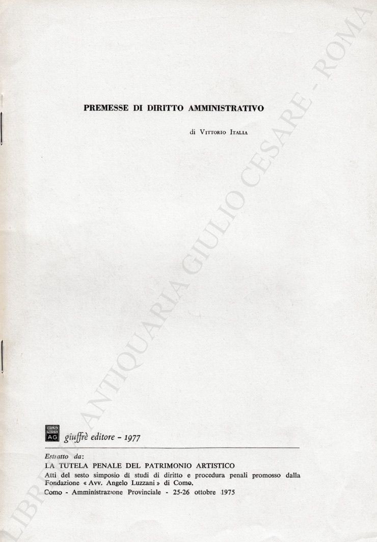 Premesse di diritto amministrativo