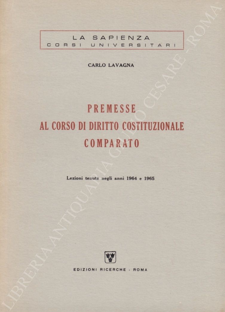 Premesse al corso di diritto costituzionale comparato