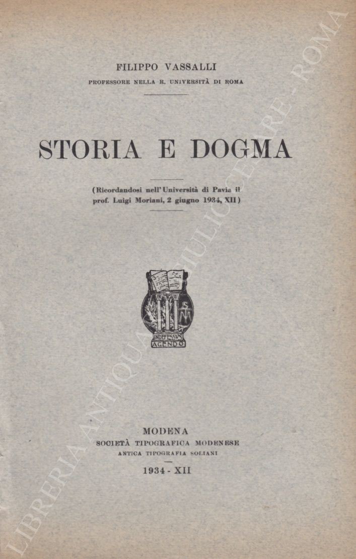 Storia e dogma