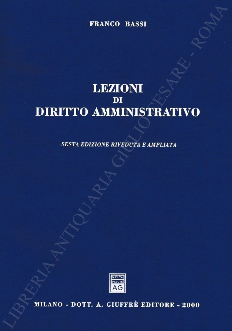 Lezioni di diritto amministrativo