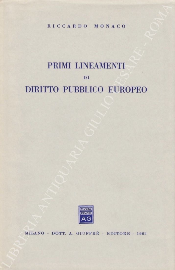 Primi lineamenti di diritto pubblico europeo