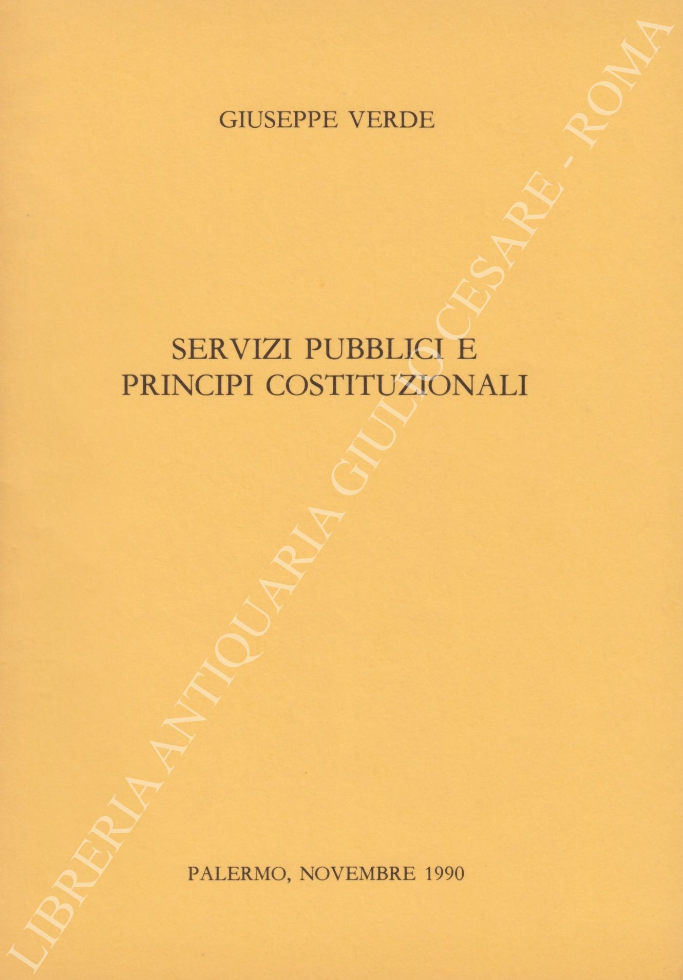 Servizi pubblici e principi costituzionali