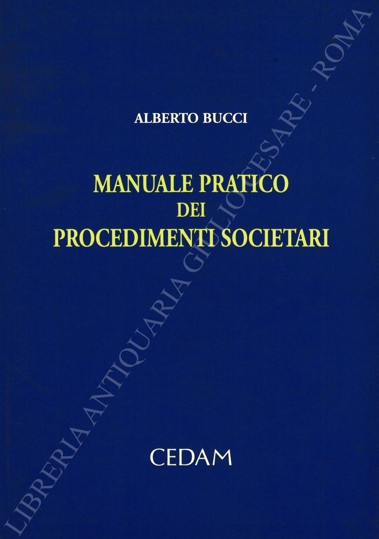 Manuale pratico dei procedimenti societari