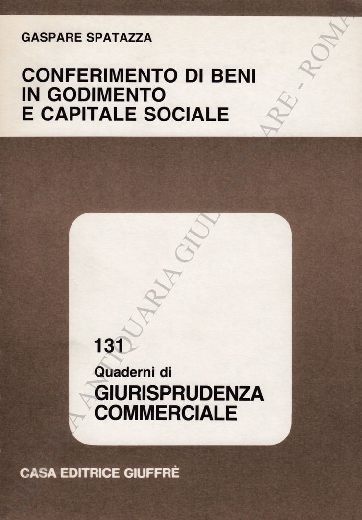 Conferimento di beni in godimento e capitale sociale